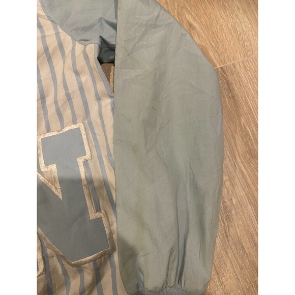 Vintage 80s Nike Blue Tag Sports Jacket Embroidered Blue White Mens Medium RARE - Picture 4 of 9